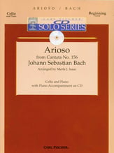 ARIOSO FROM CANTATA # 156 CELLO BK/CD cover